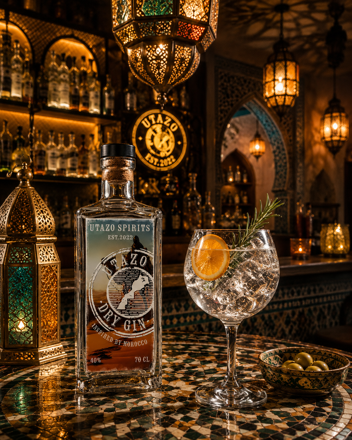 Morocco-Inspired Contemporary London Dry Gin